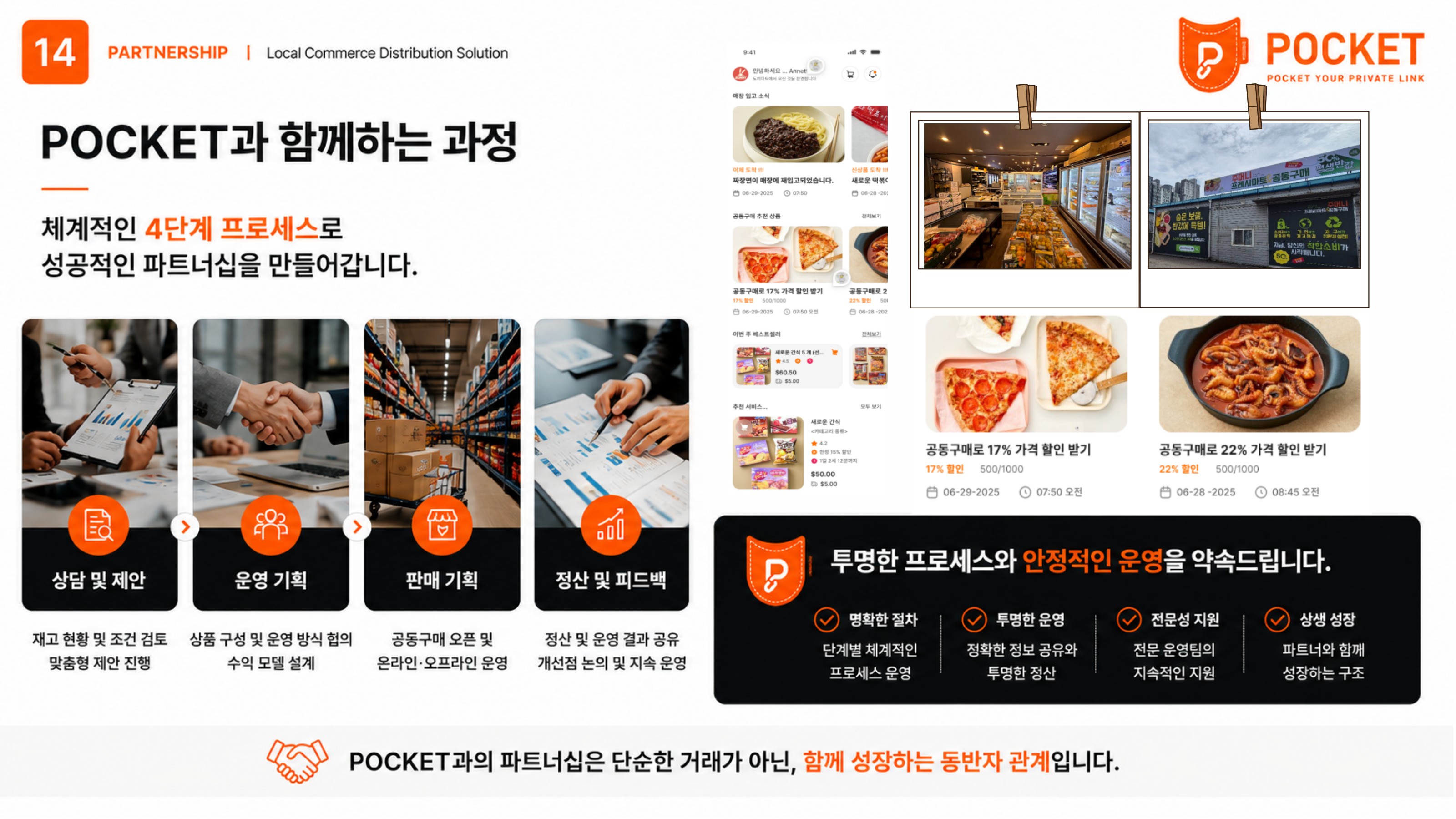 POCKET 4단계 프로세스